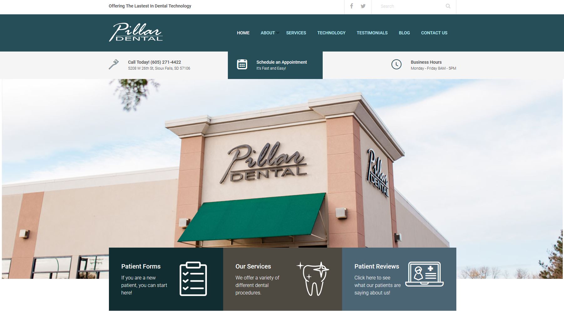 pillar-dental-website
